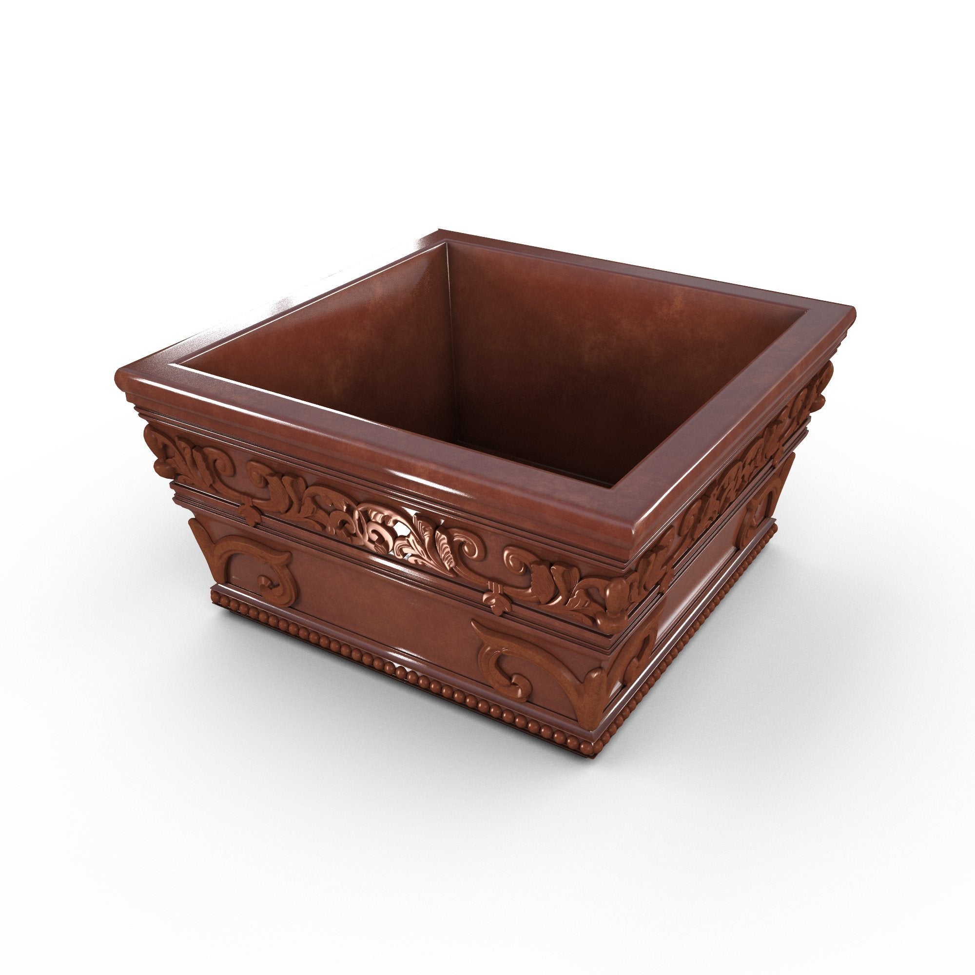 Gardenstone Meridian Planters Gardenstone Rust 