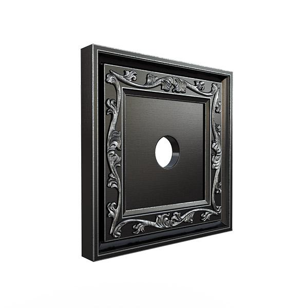 Gardenstone Meridian Plaque Plaque Gardenstone Silver Black 