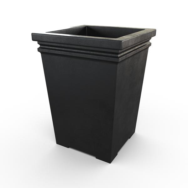 Gardenstone Montana Planters Gardenstone Etched Black 