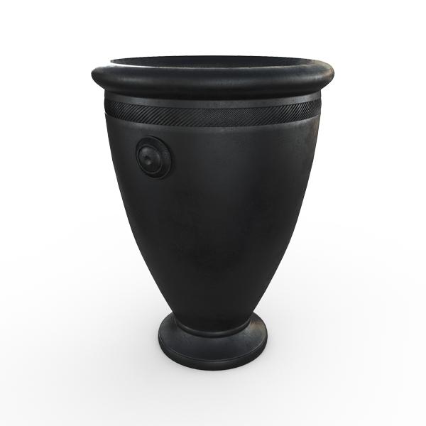 Gardenstone Orion Planter Planters Gardenstone Etched Black 