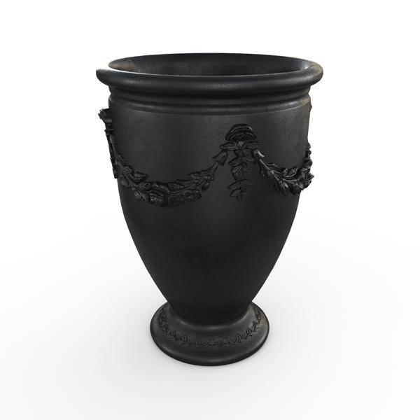 Gardenstone Prado Planters Gardenstone Etched Black 