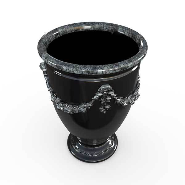 Gardenstone Prado Planters Gardenstone Silver Black 