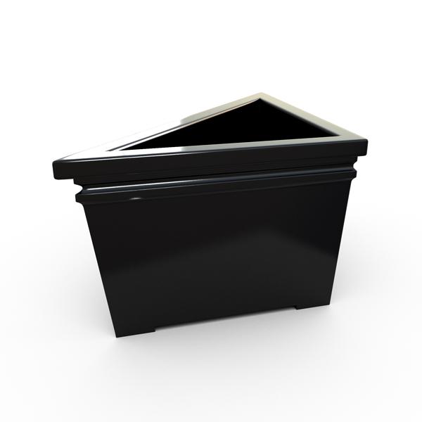 Gardenstone Prairie Triangle Planters Gardenstone Black 