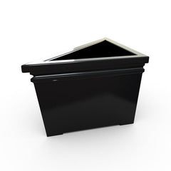Gardenstone Prairie Triangle Planters Gardenstone Black 