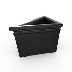 Gardenstone Prairie Triangle Planters Gardenstone Etched Black 