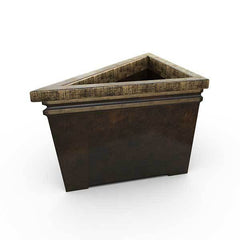 Gardenstone Prairie Triangle Planters Gardenstone Golden Bronze 