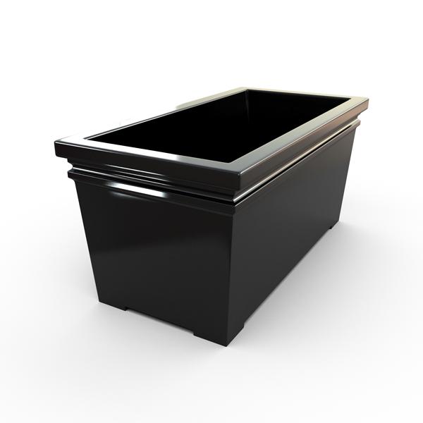 Gardenstone Prairie Trough Planters Gardenstone Black 
