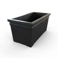 Gardenstone Prairie Trough Planters Gardenstone Etched Black 