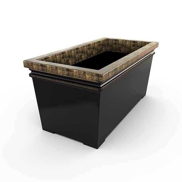 Gardenstone Prairie Trough Planters Gardenstone Golden Black 