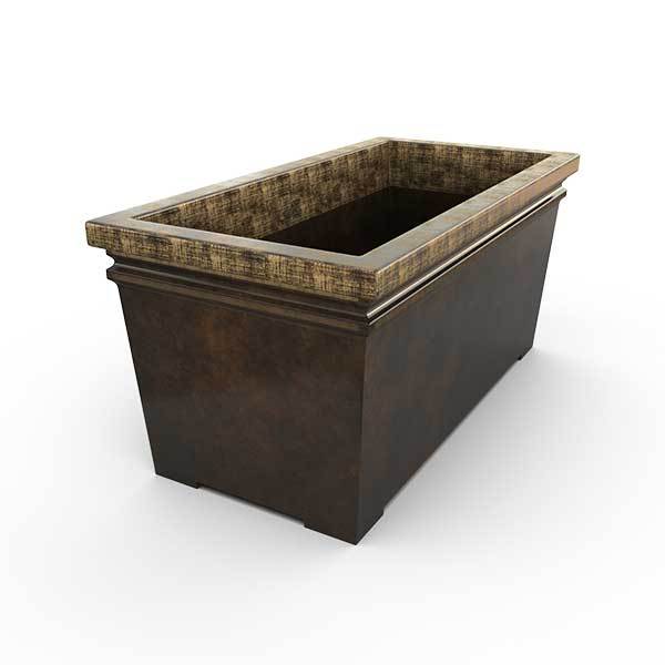 Gardenstone Prairie Trough Planters Gardenstone Golden Bronze 