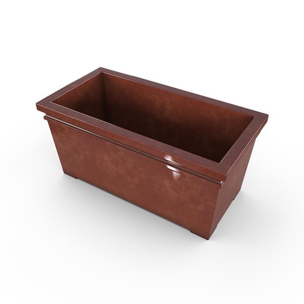 Gardenstone Prairie Trough Planters Gardenstone Rust 