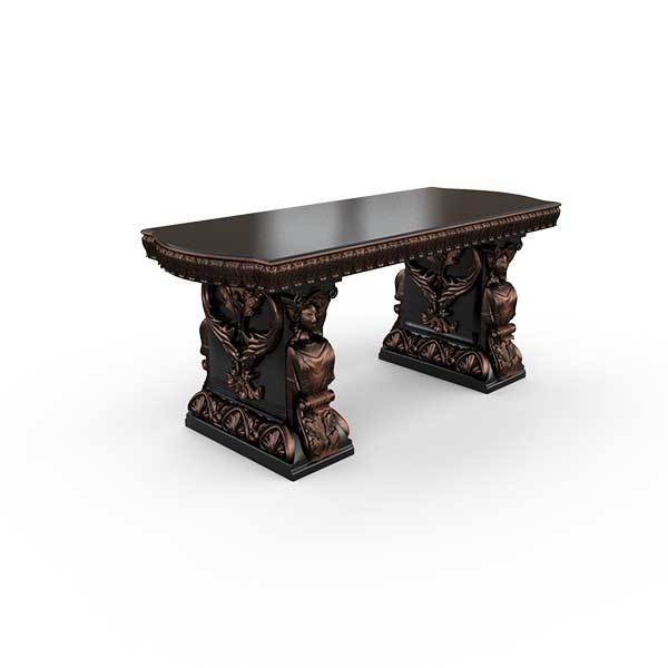 Gardenstone Princessa Bench Benches Gardenstone Copper Black Straight 