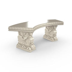 Gardenstone Princessa Bench Benches Gardenstone Limestone Curved 