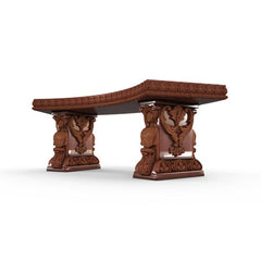 Gardenstone Princessa Bench Benches Gardenstone Rust Curved 