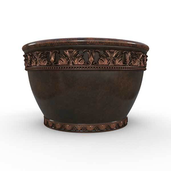 Gardenstone Rondelle Planters Gardenstone Copper Bronze 