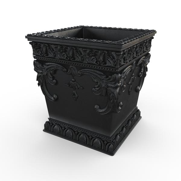 Gardenstone Savannah Planters Gardenstone Etched Black 