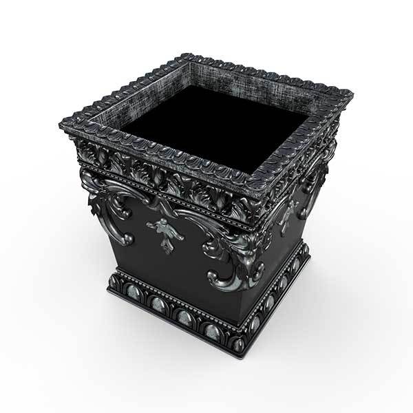 Gardenstone Savannah Planters Gardenstone Silver Black 