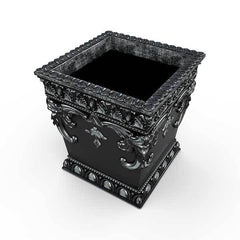 Gardenstone Savannah Planters Gardenstone Silver Black 