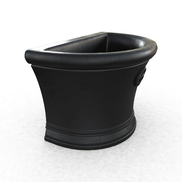 Gardenstone Semi Soleil Planters Gardenstone Etched Black 