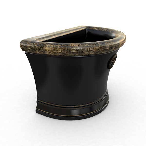 Gardenstone Semi Soleil Planters Gardenstone Golden Black 