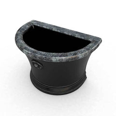 Gardenstone Semi Soleil Planters Gardenstone Silver Black 