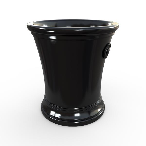 Gardenstone Solaris Planters Gardenstone Black Medium 