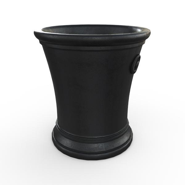 Gardenstone Solaris Planters Gardenstone Etched Black Medium 