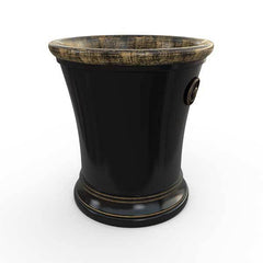 Gardenstone Solaris Planters Gardenstone Golden Black Medium 