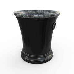 Gardenstone Solaris Planters Gardenstone Silver Black Medium 