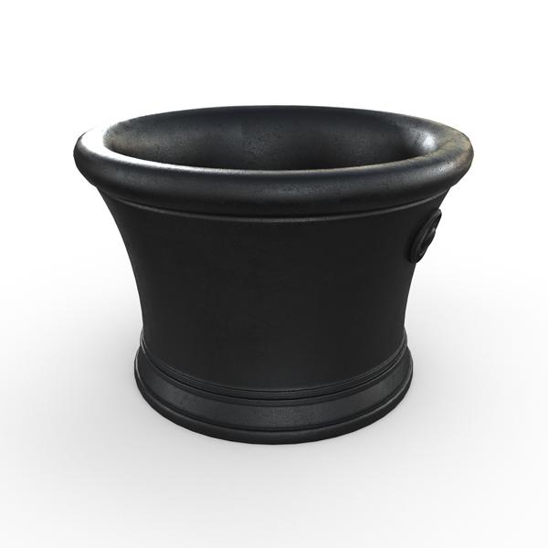 Gardenstone Soleil Planters Gardenstone Etched Black 