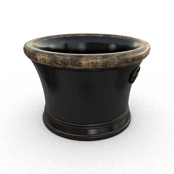 Gardenstone Soleil Planters Gardenstone Golden Black 