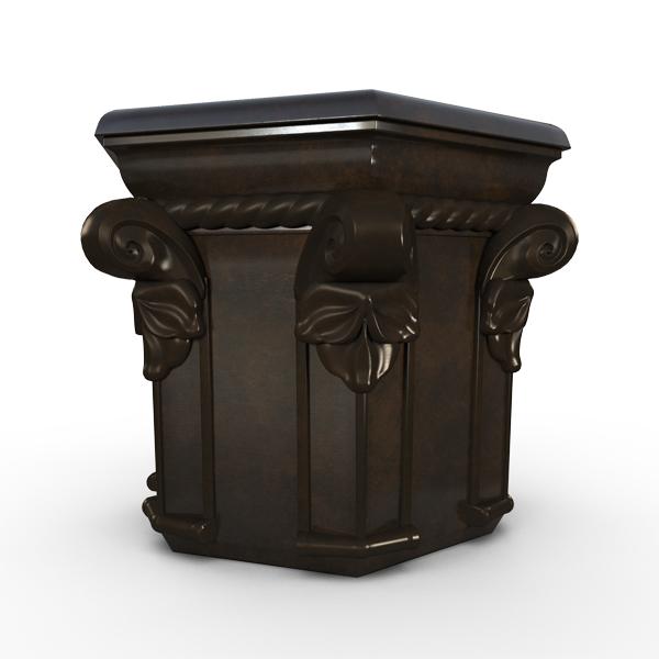 Gardenstone Tuscan Hexagonal Planters Gardenstone Bronze 