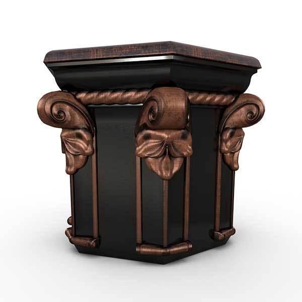 Gardenstone Tuscan Hexagonal Planters Gardenstone Copper Black 