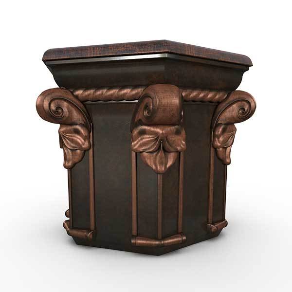 Gardenstone Tuscan Hexagonal Planters Gardenstone Copper Bronze 