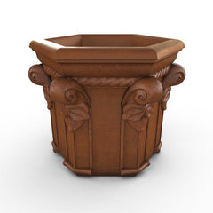 Gardenstone Tuscan Hexagonal Planters Gardenstone Corten Steel 