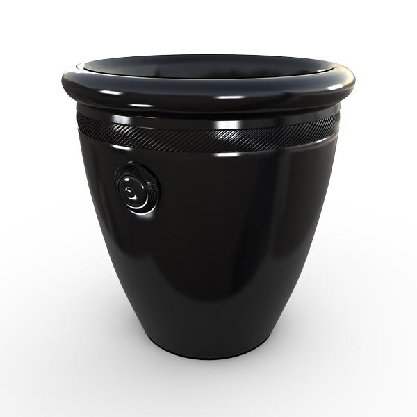 Gardenstone Vega Planters Gardenstone Black 