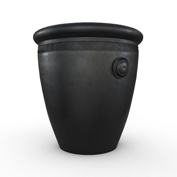 Gardenstone Vega Planters Gardenstone Etched Black 