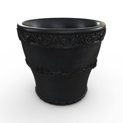 Gardenstone Verona Planters Gardenstone Etched Black 