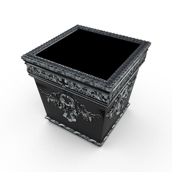 Gardenstone Versailles Planters Gardenstone Silver Black 
