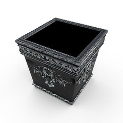 Gardenstone Versailles Planters Gardenstone Silver Black 