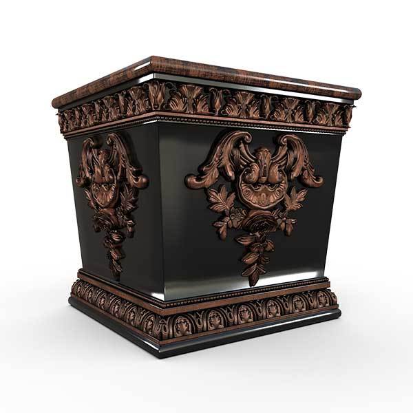 Gardenstone Williamsburg Planters Gardenstone Copper Black 