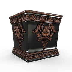 Gardenstone Williamsburg Planters Gardenstone Copper Black 