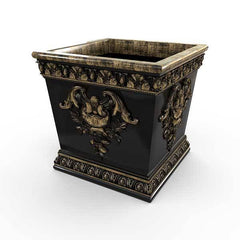 Gardenstone Williamsburg Planters Gardenstone Golden Black 