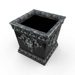 Gardenstone Williamsburg Planters Gardenstone Silver Black 