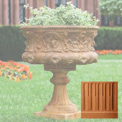 Campania Smithsonian Morning Glory Urn (2 pc)