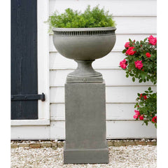 Wburg Tayloe House Urn w/ Classic Tall Pedestal