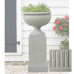 Wburg Tayloe House Urn w/ Classic Tall Pedestal