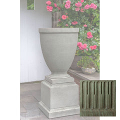 Capitol Hill Urn w/ Rustic 16.5 Pedestal