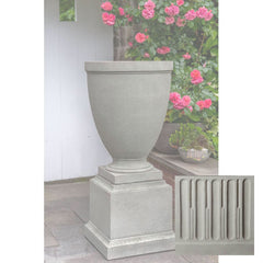 Capitol Hill Urn w/ Rustic 16.5 Pedestal