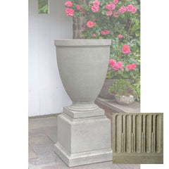 Capitol Hill Urn w/ Rustic 16.5 Pedestal